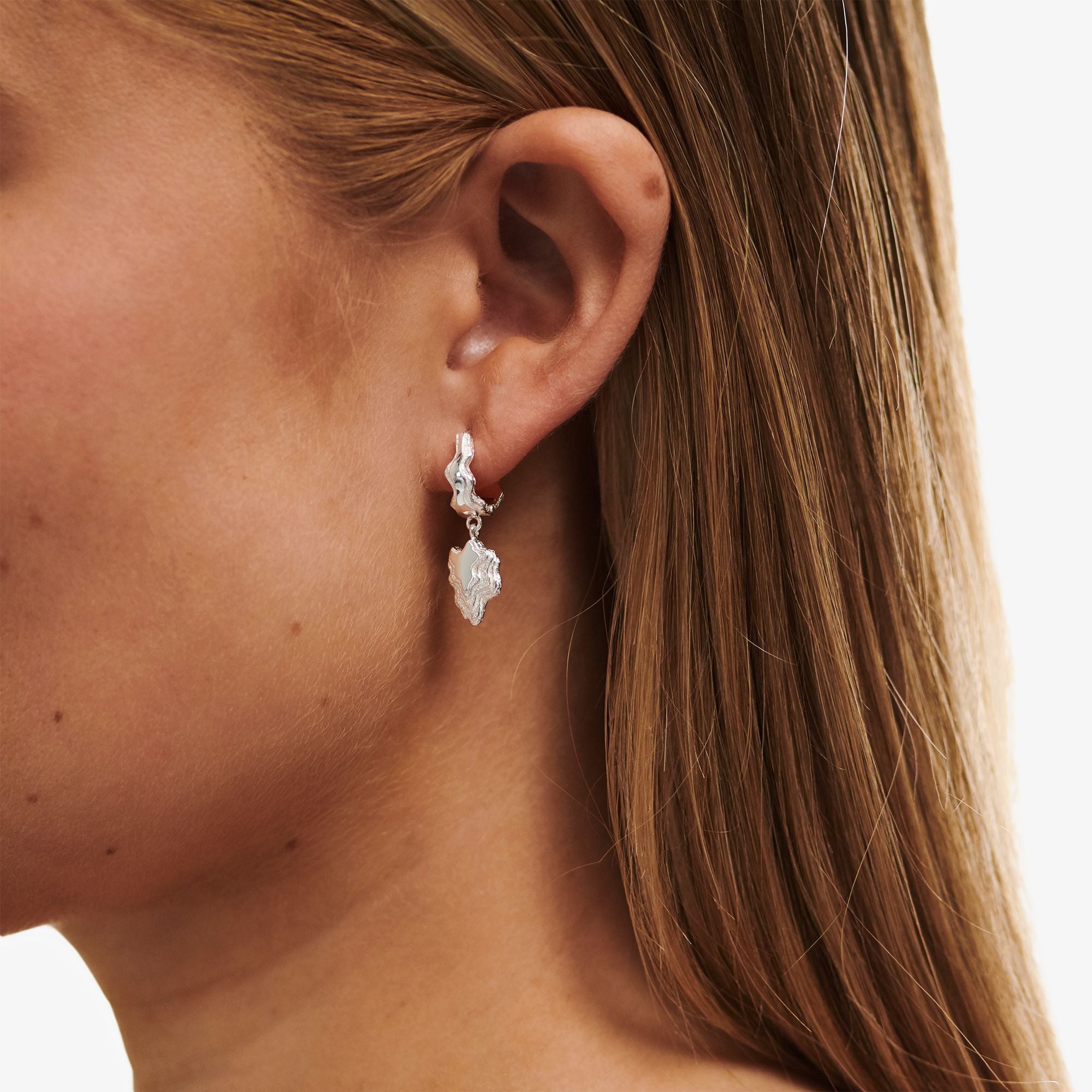 Store Blurry Layers Øreringe